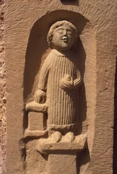 Estela con una figura humana